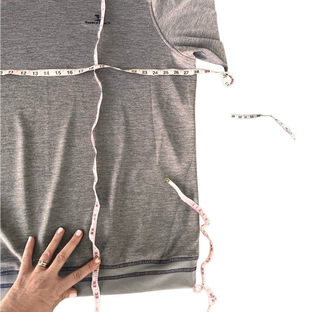 Pebble Beach Performance Men’s XXL Gray V-Neck Pullover Long Sleeve Golf - Picture 8 of 11